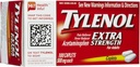 Tylenol Extra sila Bolesť Reliever & Horúčka Redukcia Kaplety-100 Počet
