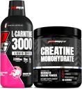 PROSUPPS L-karnitín 3000 Stimulant bez tekutých shotov (31 porcií, Dragon Fruit) a kreatín 300 monohydrát (60 porcií)