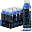 Cellucor C4 Ultimate Non-Carbonated Zero Sugar Energy Drink, Pre Workout Drink + Beta Alanine, 12 Fl Oz (pack of 12)