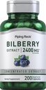 Piping Rock Bulberry Extract Kapsule 2400mg 