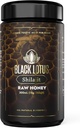 Black Lotus Pure Shilajit Resin Raw Honey Liquid Tincture, 300ml, 100% Pure Natural Shilajit pre mužov a ženy, aminokyseliny, 175mg kyseliny fulvovej, 85 Iónové stopové minerály, pre imunitnú podporu, Focus, Energy