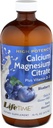 LIFETIME Bony Support, Vápnik Citrát, Magnézium Citrát a vitamín D-3, Relaxácia, Kosť a svalová podpora Formula, Jednoduchá absorpcia, Čučoriedková príchuť, Približne 32 Servings, 16 FL OZ