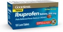 GoodSense 200 mg Ibuprofen tablety, horúčka Redukcia a úľava od bolesti tela, bolesti hlavy, artritída bolesť a viac, 100 Počet