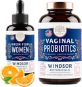 WINPBERR BOTANICALS Vaginálne probiotiká a tekuté železo doplnok ženská zdravotná podpora práska