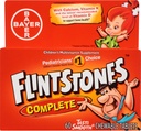 Flintstones Detské kompletné Žuvacie Multivitamín, 60 Počet