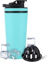 Izolovaná nerezová fľaša na pretrepanie ľadu 26oz, mincovòa 