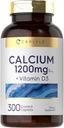 Carlyle Vápnik 1200 mg s vitamínom D3 300 Caplets 