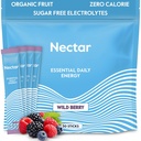 Nektar Energy Booster - Organic Caffeine, B12 & Electrolytes - Sugar Free & Zero Calorie 