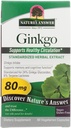 Prírodná odpoveď Ginkgo Leaf Vegetariánske kapsule, 60-Count