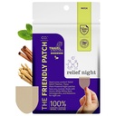 Relief Night Patch - 8 Pack Arnica, White Willow Bark, Melatonin, Ashwagandha pre boľavosť pre spánkové náplasti pre ženy a mužov