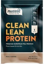 Nuzest - Pea Protein Powder - Clean Lean Protein, Premium Vegan Plant Based Protein Powder, Dairy Free, Gluten Free, GMO Free, Prirodzene Sladené Protein Shake, Real Coffee, 1 Serving, 0,9 oz