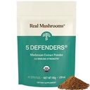 Skutočné huby 5 Obrancovia Mushrom Complex - Funkčné Huby extrakt z Chaga, Shiitake, Maitake, Reishi, Turecko chvostové huby Blend pre Wellness podporu s Beta Glucans - 45 Slúži