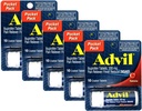 Advil Ibuprofen 200 mg (NSAID) Vreckové balenie, 10 obalených tabliet (Pack of 5)