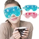 ZNÖCUETÖD Ice Maska Gel Chladenie 2 Balíčky opätovne použiteľné studené Komprimovanie očí Ice Pack pre tmavé kruhy a nafúknutie, Migréna, zmiernenie stresu