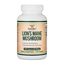 Organic Lions Mane Mushrom Capsules (120 gróf), for Focus Support and Immune Health, Third Party tested and Grown in The USA - by Double Wood