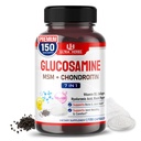 Glukozamín Chondroitín MSM - Doplnková podpora spoločnej mobility s kolagénom, kyselinou hyalurónovou, vitamínom D3 150 kapsúl