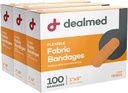 Dealmed Sterile Flexible Fabric Adhezive Bandages 