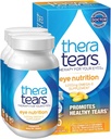 TheraTears 1200mg Omega 3 Supplement for Eye Nutrition, Organic Lankeed Triglycerid Fish Oil and Vitamín E, 90 count (Pack of 3)