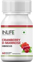 Generic Cranberry 400mg D- Mannose 400mg & Hibiscus 200mg Extract Urinary Tract UTI Health Supplement Muži Ženy - 60 Vegetariánske kapsuly (Pack of 1)