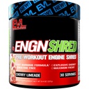 EVL Ultimate pred tréningom prášok - Termogénny spaľovač tukov Predworkout Powder Drink pre trvalú energiu Focus a vytrvalosť - ENGN Shred intenzívny spaľovanie tuku Kreatín zadarmo predworkout Drink - Cherry Limeade