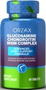 ORZAX all-in-one Joint Suplement with Glucosamine Chondroitin MSM - Turmeric, Collagen, Hypromelain & Boswellia Extract Capsules, Function & Comfort - 90 Tablets