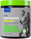 POWERLIFE Peak Replenish - Powder s vysokou absorpciou horčíka Elektrolytu s organickou kokosovou vodou a stopovými minerálmi, 30 porcií