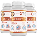 Genex Formuly Quercetin 500 mg (60 kapsúl) Non- GMO, bezlepkové (3 balenia)