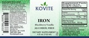 Tekuté železo 10 mg - Zvýšenie energie a hladiny krvi Bez nevoľnosti alebo C obstipácie  Košer Certified