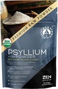 Organické Psyllium Husk Powder - Premium Indian Natural Rozpustné vlákna Supplement, Natural Laxative, Perfect Colon Cleanser & Body Detox - Gluten Free, Vegan & Keto Friendly (8oz)