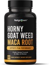 Natgrown Horny Kozia burina a Maca Root Extract Supplement for Men & Women (Epimedium Extract, Hornygoatweed) Vegánske kapsule - 60 Ct