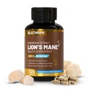 Lions Mane Supplement Kapsule, Lion Mane Huba 1200mg, Mozog & Immune Support, Non-GMO, Non-Gluten, Vegan-Friendly, Lion