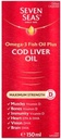 Sedem morí Pure Cod Liver Oil Extra vysoká sila 150ml