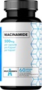 APOLLO HEGEMONY Vitamín B3 (Niacínamid) 500 mg - 60 kapsúl - 2 mesiace Dodávka pre zlepšený metabolizmus a Nerve Funkcia - Diet Supplement