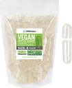 XPRS Nutra Veľkosť 4 prázdne kapsule - 5000 Počet malých jasné prázdne vegánske kapsule - DIY Rastlinné kapsule plnenie - Plniteľné Do-It-Yourself Veggie Caps pre doplnky