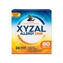 Xyzal 24 hodín Alergy Relief Medicine, Original Prescription Sila Antihistaminikum, Levocetirizín Dihydrochlorid Tablety, 5 mg, 80 Počet