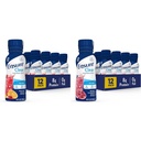Uistite sa, Clear Nutrition Drink, 0g tuku, 8g proteínu, zmiešané ovocie a čučoriedky granátové jablko chuťou, 10 Fl Oz, balenie 12