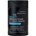 Športový výskum Magtein Magtein Magneín L-Hreonate Kapsule - Magnézium Supplement for Memory, Focus & Cognition - Horčík L Treonate podporuje zdravie mozgu, spánku a nálady - 2000mg, 90 Kapsule od Dospelí