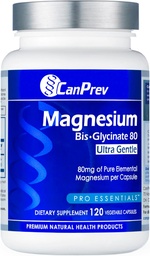 PredchÃ¡dzaÅ¥ Magnéziumbiglycinát SÃovisiace 80mg Ultra Gentle 120 V-Caps 120-Day Supply - Podpora svalovej funkcie, Kostnej sily a relaxácie, Ä istÃ©ho horčíka Bisglycinát Formula, Podporte komfort & Balance