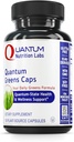 Quantum Nutrition Labs Greens Kapsule - Super Greens Kapsule, Zelené Doplnky, Superfood Blend od Wellness, Organic Veggie Pills s Kale, Leafy Greens, Alfalfa - 150 Vegetariánske Kapsule
