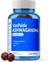 Vegan Ashwagandha Gummies, upokojujúce, spánková kvalita, pamäť a kognitívna podpora doplnky, relaxačné, reštauračné, vitamín D, imunitná podpora, Organické Južná Afrika Ashwagandha Root Extract, Gluten zadarmo.