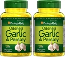 Puritan's Pride Odorless Cesnak & Petržlen 500 Mg / 100 Mg, 250 Count (Pack of 2)