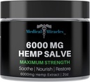 Lekárske zázraky 6000 MG Maximálna sila Liečenie Salve Použitie pre HIPS, kĺby, krku, späť. Vyrobené s najjemnejší dostupné zložky