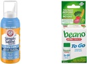 Arm & Hammer Jednoducho Saline nosový sprej 4.5oz & beano ísť Gas Relief Tablety 12 Počet
