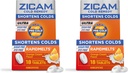 Zicam Ultra Cold Remedy Zinok Rapidmelts, Orange Cream chuť, Homeopatické, Cold Skrátenie Medicína, Skráti studenú dobu trvania, bez cukru, Farbivá, 18 Počet (Stock of 2)