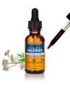 Herb Pharm Organic Valerian Root Liquid Extract, bez alkoholu: spánok a relax, upokojujúci nočný spánok podpora doplnok, bezcukrový bylinný doplnok, 1 Oz
