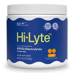 Hi-Lyte K1000 Elektrolytes Powder Mix Orange Keto & Performance, 50 Servisov