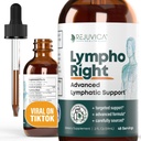 Rejuvica Health Lymphoright- Advanced Lymfatická podpora doplnok - Liquid Delivery for Better Absorbtion - Echinacea, Elderberry, Goldenseal & Viac!