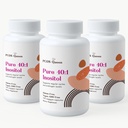 Pure 40:1 Inozitol - Myo + D-Chiro Inozitol Supplement - pre ženy s plodnosťou, koža, & Menštruačné potreby cyklu - 3 fľaše