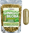 XPRS Nutra Ginkgo Biloba Kapsule - Gingko Biloba Kapsule pre Cognition - Vegan Friendly Ginkoba Biloba - Imunita Boosting Ginkgo Biloba Kapsule - 360 Počet