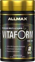 ALMMAX VITAFORM - 60 tabliet - Premium Multivitamín pre mužov - Šesť funkčných komplexov + vitamín C, D3 a zinok - 30 porcií